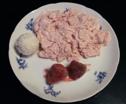 Erdbeere Raffaello Eis ( Meine Variante)