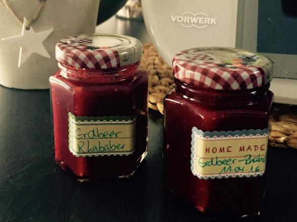 Erdbeer-Rhababer-Vanille Marmelade