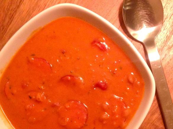 Bohnensuppe à la Alfred Biolek