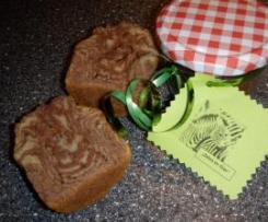 Zebra im Glas (Geschenkidee)