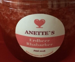 Erdbeer-Rhabarber-Marmelade