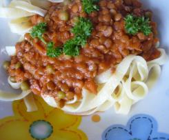 Linsenbolognese