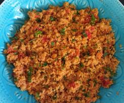 Tomaten-Couscous mit Schafskäse