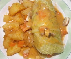 Leckere Wirsingwickel mit Hackfleischfüllung (m. orig.)