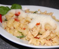 Europa trifft auf Asien : Tacchino Piccante mit Hähnchen sweet Chili (a la Vapiano)