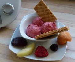 Obstsalat-Eis Fruchtsalateis, Fruchteis