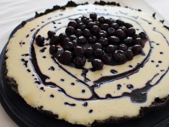 Oreo-Blaubeer-Tarte