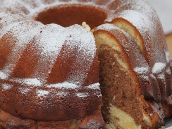 Marmorkuchen mit Nussnougat