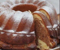 Marmorkuchen mit Nussnougat