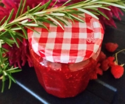 Himbeer-Rosmarin-Konfitüre