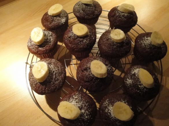 Bananen-Schoko- Muffins