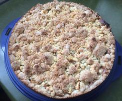 Apfel-Frischkäse-Streuselkuchen