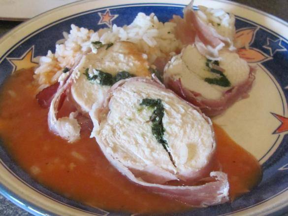 Hähnchenroulade