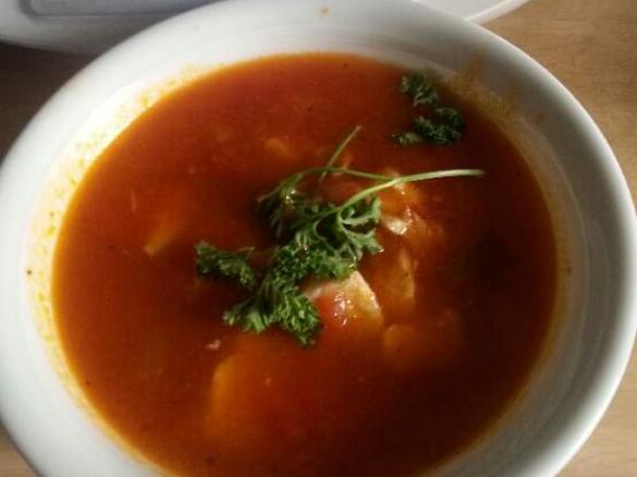 Tomaten-Fisch-Suppe by Thermomix