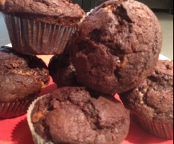 Schokoladen Muffins, die schokoladigsten die es gibt!