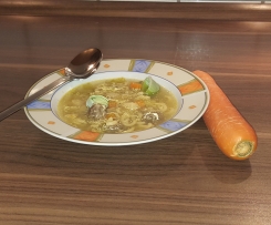 Rind fleischsuppe