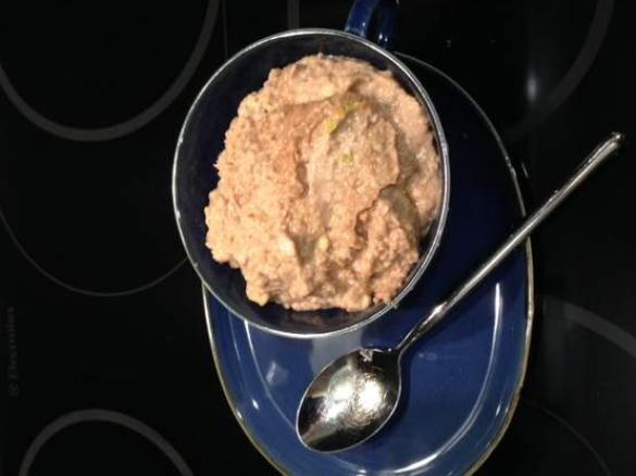 Schoko-Apfel-Porridge