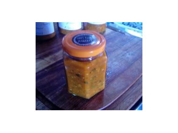 Zucchini-Relish pikant