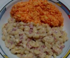 Spätzle Carbonara - Carbonara ohne Ei