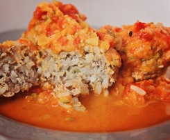 Hackbällchen mit Gemüsesauce