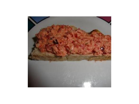 Paprika-Frischkäse-Aufstrich