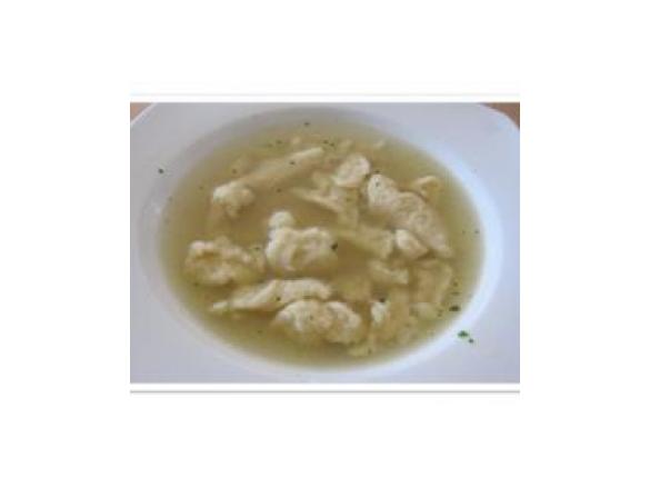 Schwammklößchen-Suppe