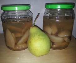 Birnen einlegen im Glas