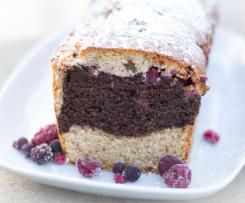 Schoko-Nuss-Johannisbeer Kuchen