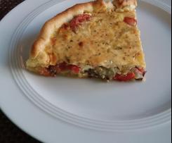 Auberginen Quiche