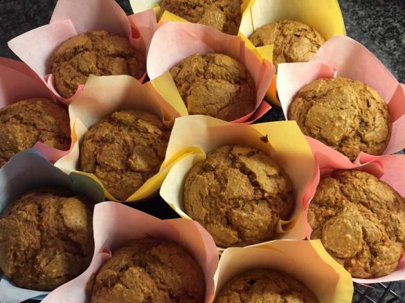 Karotten-Walnuss-Muffins gesund und ohne Zucker