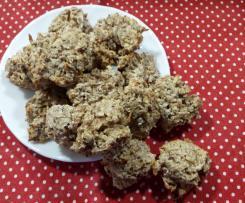 Apfel Dinkelflocken Plätzchen ohne Zucker