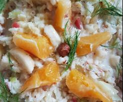 Fenchel Salat Fenchelsalat mit Orange, Apfel und Banane