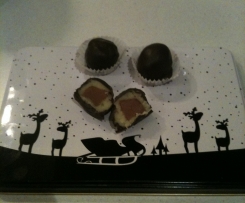 Marzipanpralinen "Mozart"   mit selbst gemachtem Marzipan