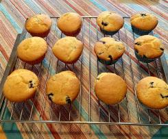 Variation Blaubeer Buttermilch Muffins mit Skyr