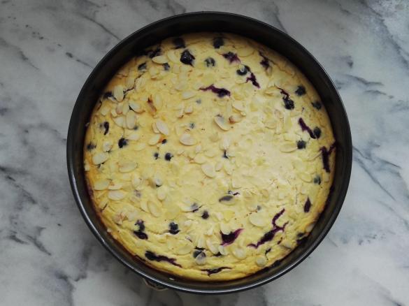 Low carb - Heidelbeerkuchen