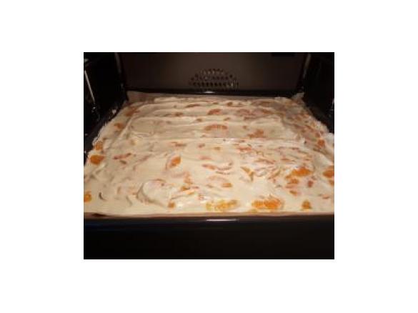 Mandarinen-Schmand-Blechkuchen nach Oma's Rezept