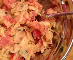 Eisbergsalat mit Tomaten