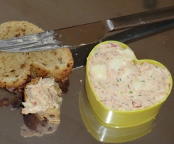 Schinken-Käse-Zwiebel-Dip
