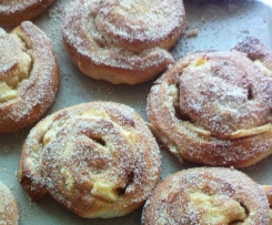 Apfelschnecken aus dem Backofen