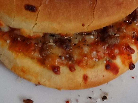 Männer-Monster-Party-Pizza-Burger - Hüftgoldalarm