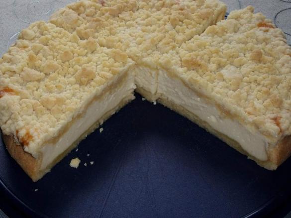 Variation von Streusel-Käsekuchen