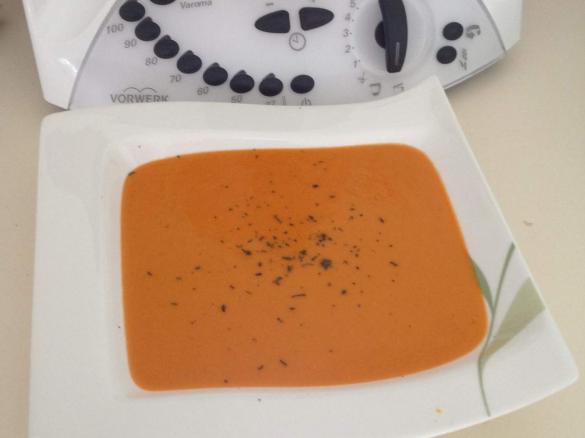 Tomatencremesuppe für den Alltag