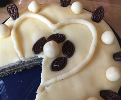 Mohn- Marzipantorte