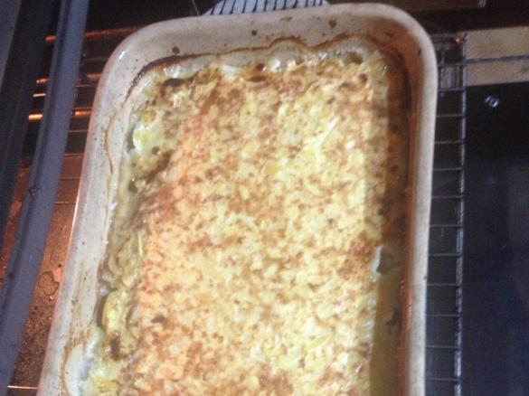 Schnitzel mit Zwiebel-Röstikruste 