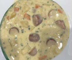 Variation Kartoffelsuppe