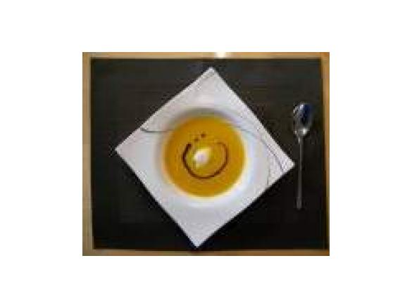 Hokkaido Kürbiscremesuppe mit Kokos