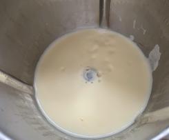 schnelle Weinsoße Weinsauce Weinschaumsoße Weinschaumsauce mit ganzen Eiern