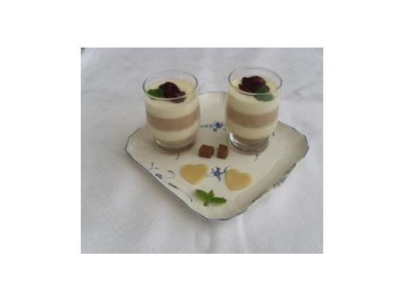 Nougat-Marzipan-Pannacotta