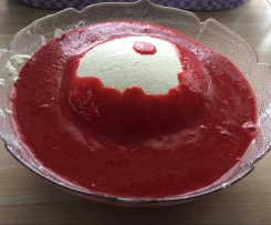Erdbeer-/Himbeerbombe SahneJoghurt