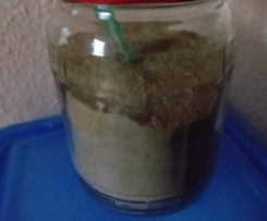 Selbstgemachter Sauerteig getrocknet